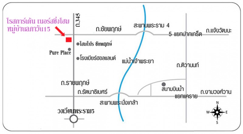 Photo map - ศูนย์ดูแลผู้ป่วยสูงอายุ - โรสการ์เด้น Photo map - ศูนย์ดูแลผู้ป่วยสูงอายุ - โรสการ์เด้น